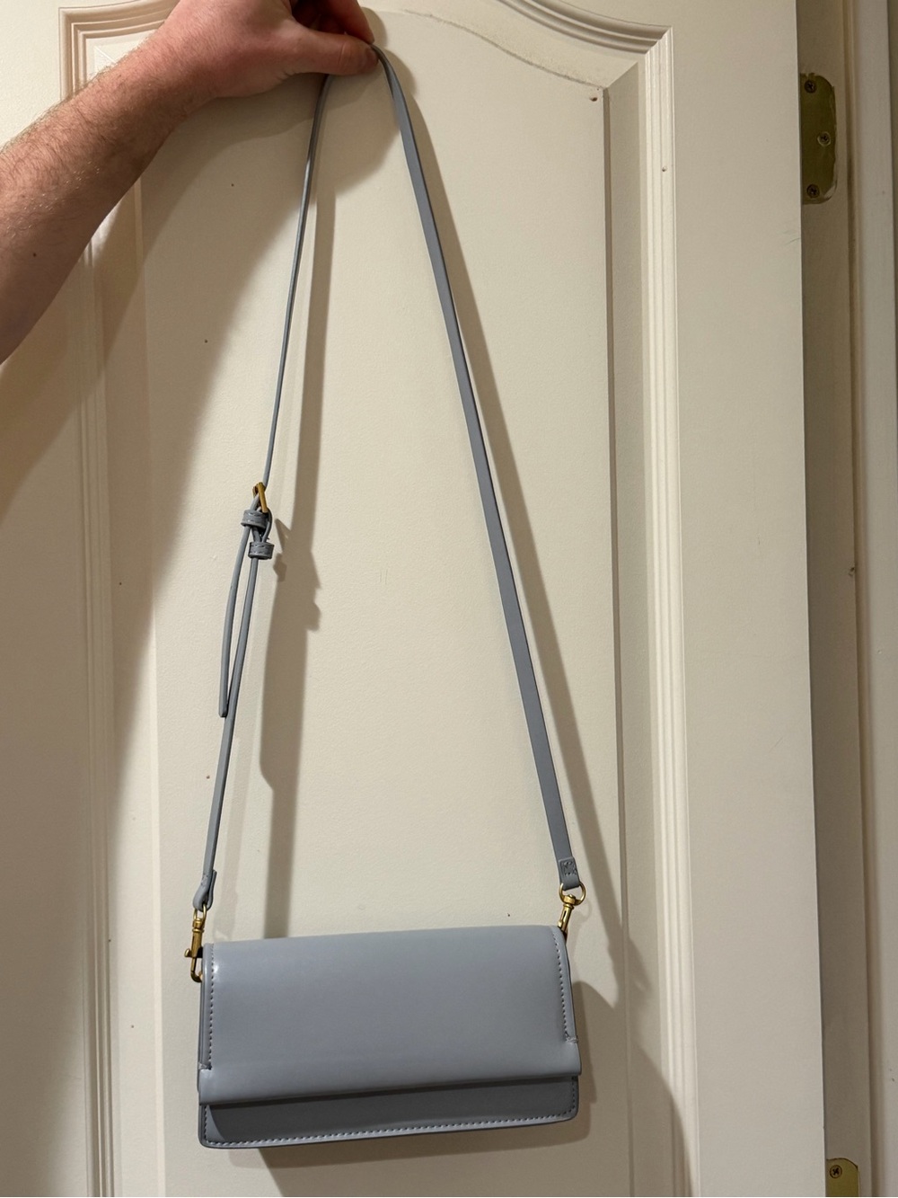 Zara light blue crossbody bag